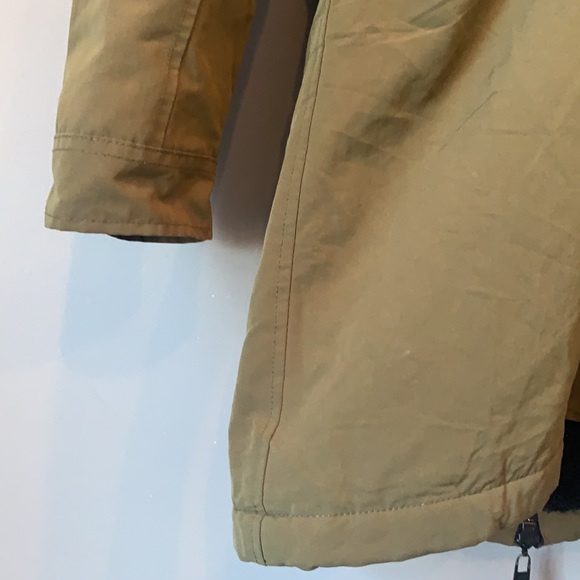 Zara Basic Green Hooded Winter Jacket Women’s Size Small - Picture 4 of 12